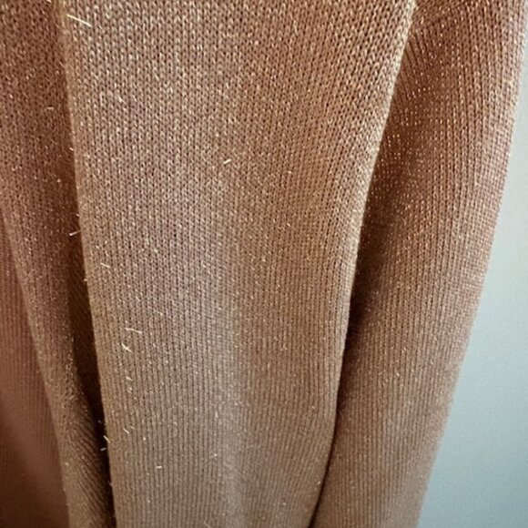 NWT GEORGEOUS SIMPLY VERA WANG WOMAN ELEGANT GOLD SPARKLING OPEN JACKET. SZ. XXL - Picture 3 of 5